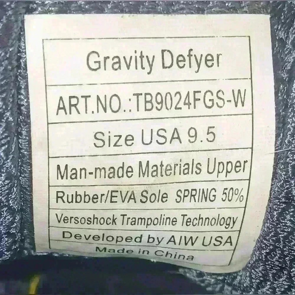 G-DEFY GRAVITY DEFYER MIGHTY WALK SHOES. - Picture 8 of 8